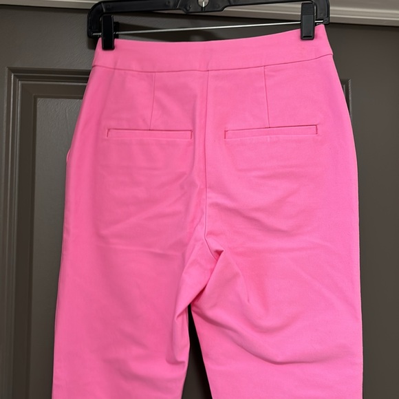 Derek Lam Crosby Camryn pink Ruched Pants 2 - Picture 4 of 7
